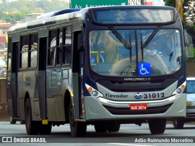 Via BH Coletivos 31012 na cidade de Belo Horizonte, Minas Gerais, Brasil, por Adão Raimundo Marcelino. ID da foto: 7096473.