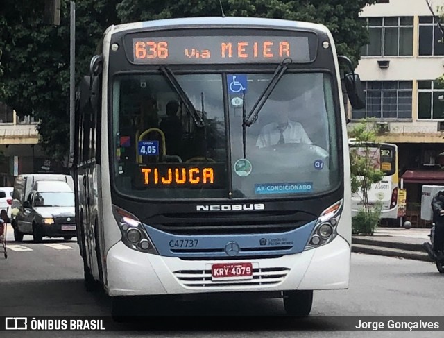Viação Redentor C47737 na cidade de Rio de Janeiro, Rio de Janeiro, Brasil, por Jorge Gonçalves. Número da foto: #7094316.