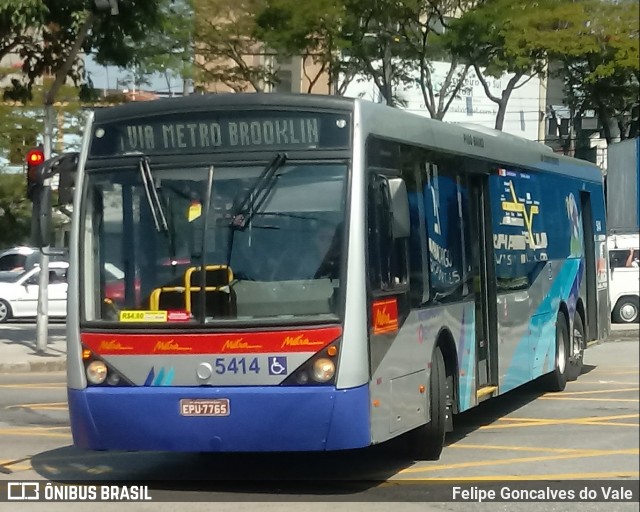 Metra - Sistema Metropolitano de Transporte 5414 na cidade de Diadema, São Paulo, Brasil, por Felipe Goncalves do Vale. ID da foto: 7094109.