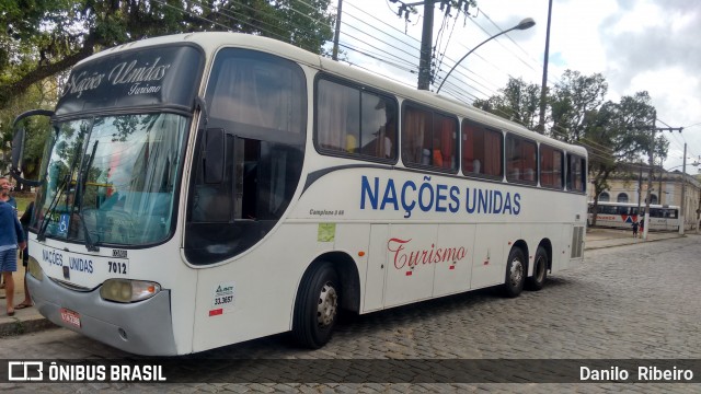 Nações Unidas Transportadora Turistica 7012 na cidade de Valença, Rio de Janeiro, Brasil, por Danilo  Ribeiro. Número da foto: #7094148.