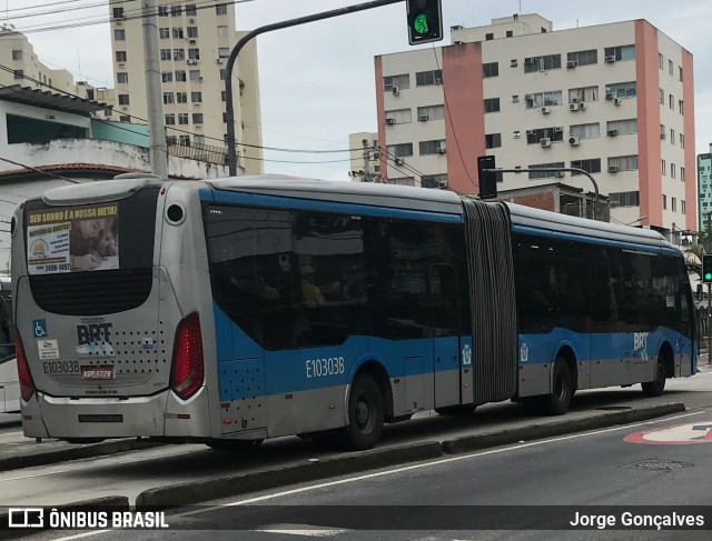 Transportes Paranapuan E10303B na cidade de Rio de Janeiro, Rio de Janeiro, Brasil, por Jorge Gonçalves. ID da foto: 7097171.