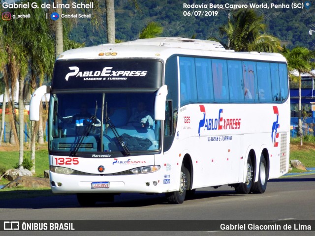 Pablo Express Viagens e Turismo 1325 na cidade de Penha, Santa Catarina, Brasil, por Gabriel Giacomin de Lima. ID da foto: 7098561.