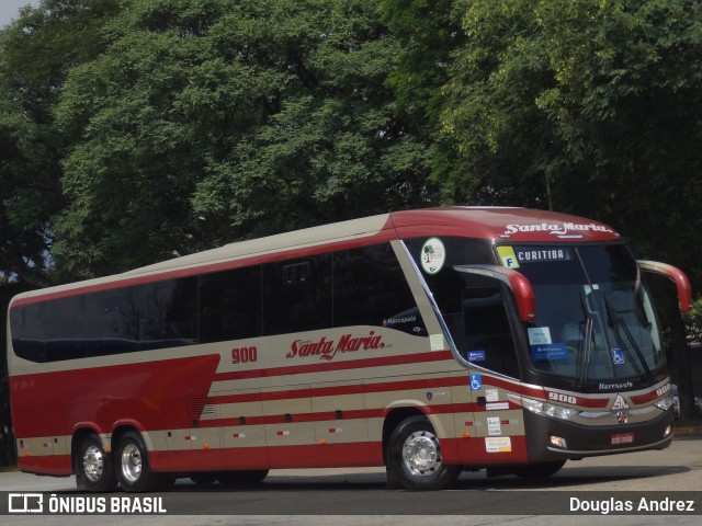 Santa Maria Fretamento e Turismo > Transportes Santa Maria(SP) 900 na cidade de São Paulo, São Paulo, Brasil, por Douglas Andrez. Número da foto: #7098601.