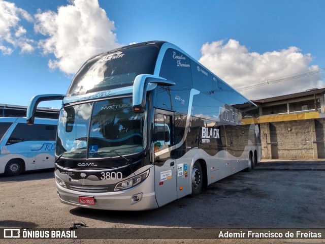 Transportadora Turística Natal 3800 na cidade de Mogi das Cruzes, São Paulo, Brasil, por Ademir Francisco de Freitas. Número da foto: #7098034.