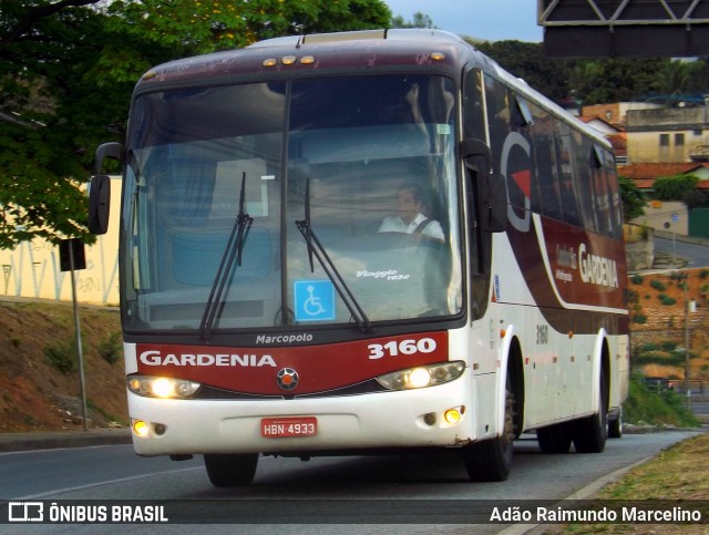 Expresso Gardenia 3160 na cidade de Belo Horizonte, Minas Gerais, Brasil, por Adão Raimundo Marcelino. ID da foto: 7099424.