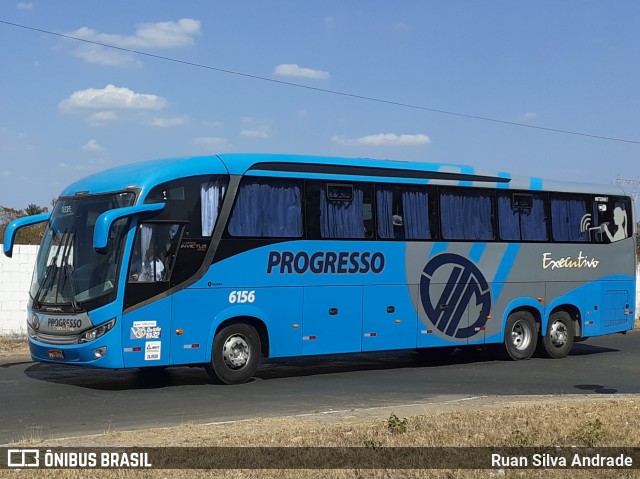 Auto Viação Progresso 6156 na cidade de Teresina, Piauí, Brasil, por Ruan Silva Andrade. Número da foto: #7098047.