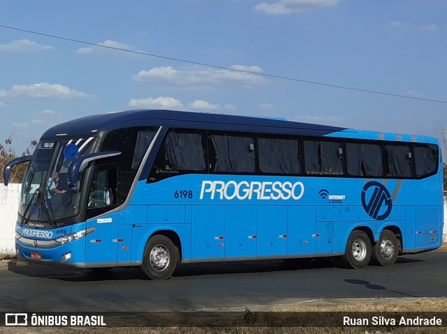 Auto Viação Progresso 6198 na cidade de Teresina, Piauí, Brasil, por Ruan Silva Andrade. Número da foto: #7099131.