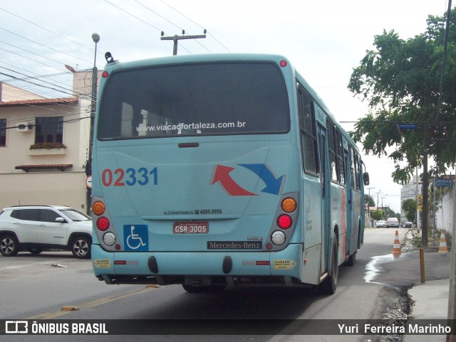 Viação Fortaleza 02331 na cidade de Fortaleza, Ceará, Brasil, por Yuri Ferreira Marinho. Número da foto: #7098374.