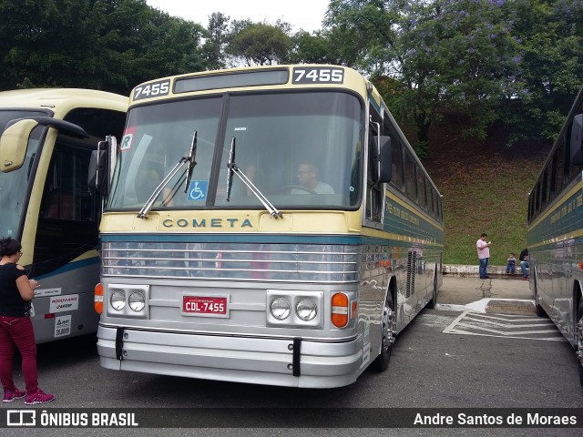 Viação Cometa 7455 na cidade de São Paulo, São Paulo, Brasil, por Andre Santos de Moraes. Número da foto: #7100074.