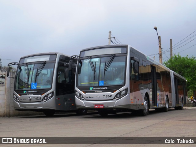 Viação Gatusa Transportes Urbanos 7 6341 na cidade de São Paulo, São Paulo, Brasil, por Caio  Takeda. Número da foto: #7100527.