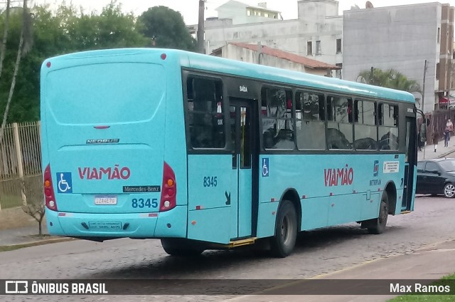 Empresa de Transporte Coletivo Viamão 8345 na cidade de Viamão, Rio Grande do Sul, Brasil, por Max Ramos. ID da foto: 7101295.