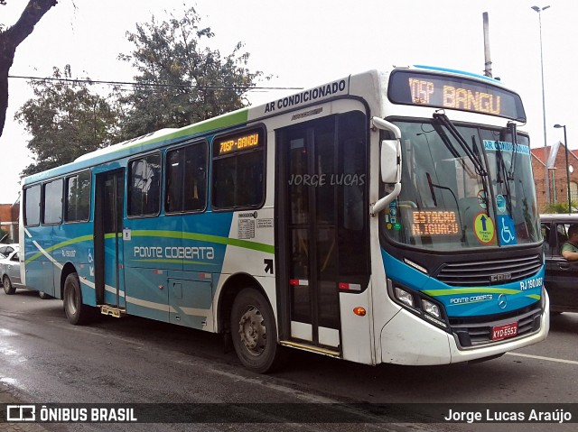 Viação Ponte Coberta RJ 190.087 na cidade de Rio de Janeiro, Rio de Janeiro, Brasil, por Jorge Lucas Araújo. Número da foto: #7102116.