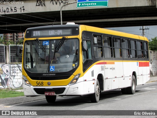 Empresa Metropolitana 568 na cidade de Recife, Pernambuco, Brasil, por Eric Oliveira. Número da foto: #7101184.