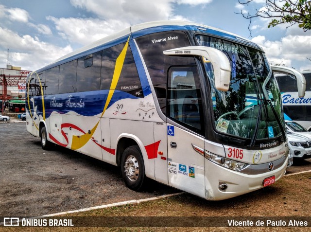 Advance Transatur 3105 na cidade de Trindade, Goiás, Brasil, por Vicente de Paulo Alves. Número da foto: #7100923.