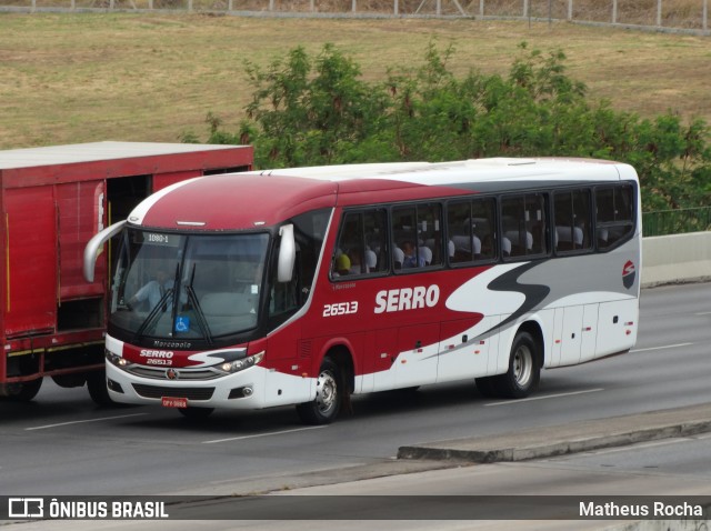 Viação Serro 26513 na cidade de Belo Horizonte, Minas Gerais, Brasil, por Matheus Rocha. Número da foto: #7102553.