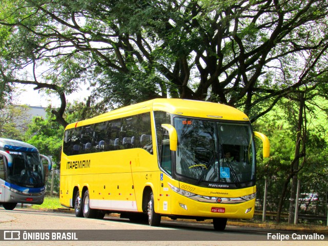 Viação Itapemirim 60707 na cidade de São Paulo, São Paulo, Brasil, por Felipe Carvalho. ID da foto: 7101905.