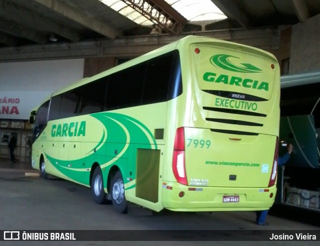 Viação Garcia 7999 na cidade de Apucarana, Paraná, Brasil, por Josino Vieira. Número da foto: #7101514.