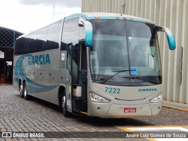 Viação Garcia 7222 na cidade de Londrina, Paraná, Brasil, por André Luiz Gomes de Souza. ID da foto: 7101735.