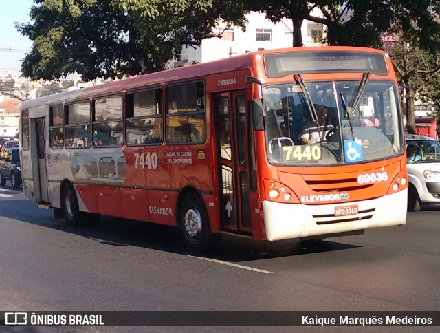 Viação Santa Edwiges 69036 na cidade de Belo Horizonte, Minas Gerais, Brasil, por Kaique Marquês Medeiros . Número da foto: #7102451.