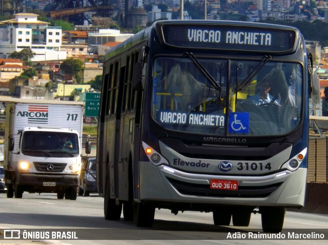 Via BH Coletivos 31014 na cidade de Belo Horizonte, Minas Gerais, Brasil, por Adão Raimundo Marcelino. ID da foto: 7102348.