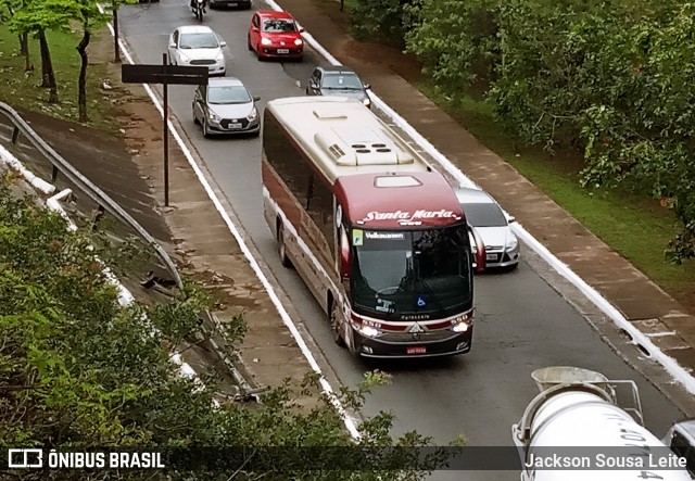 Santa Maria Fretamento e Turismo 550 na cidade de São Paulo, São Paulo, Brasil, por Jackson Sousa Leite. ID da foto: 7101962.