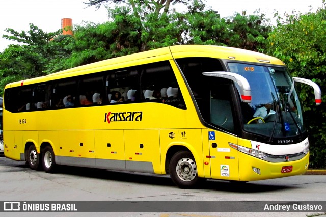 Kaissara - Viação Caiçara 15136 na cidade de São Paulo, São Paulo, Brasil, por Andrey Gustavo. Número da foto: #7029408.