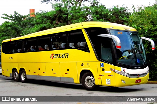 Kaissara - Viação Caiçara 15136 na cidade de São Paulo, São Paulo, Brasil, por Andrey Gustavo. ID da foto: 7029408.