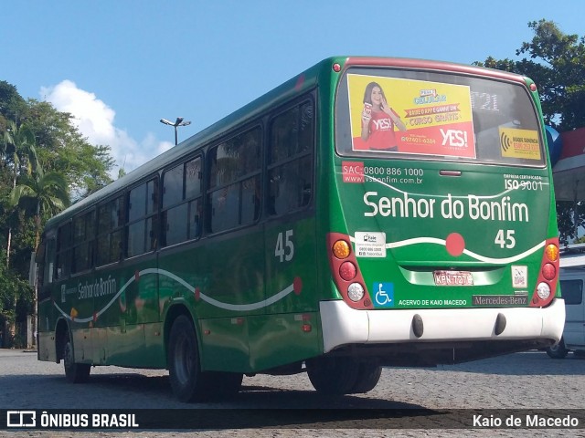 Viação Senhor do Bonfim 45 na cidade de Angra dos Reis, Rio de Janeiro, Brasil, por Kaio de Macedo. Número da foto: #7029091.