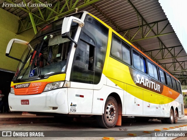 Saritur - Santa Rita Transporte Urbano e Rodoviário 17900 na cidade de Sabinópolis, Minas Gerais, Brasil, por Fernando Cassimiro. Número da foto: #7029301.