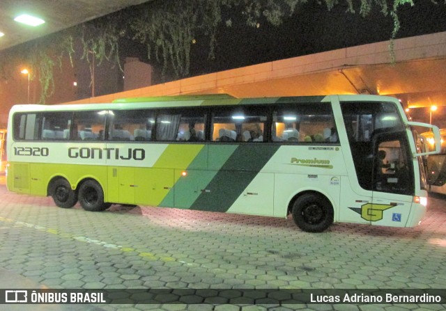 Empresa Gontijo de Transportes 12320 na cidade de Belo Horizonte, Minas Gerais, Brasil, por Lucas Adriano Bernardino. ID da foto: 7029249.