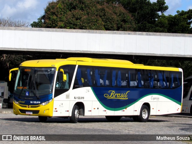 Brasil SA Transporte e Turismo RJ 122.019 na cidade de Campos dos Goytacazes, Rio de Janeiro, Brasil, por Matheus Souza. ID da foto: 7029374.