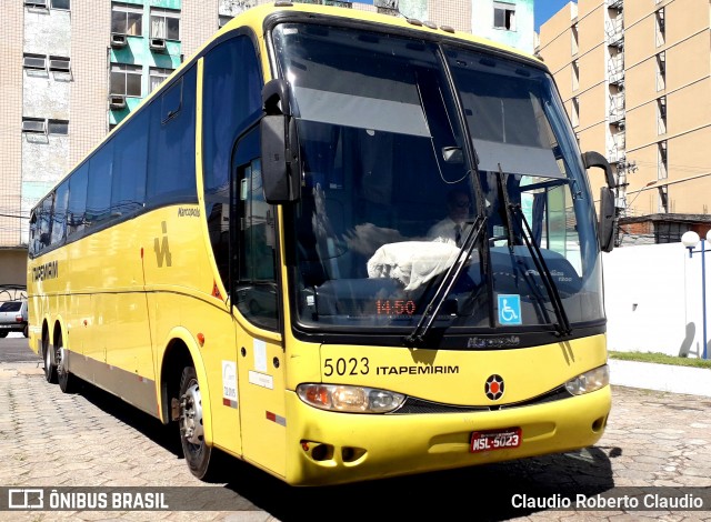 Viação Itapemirim 5023 na cidade de Belém, Pará, Brasil, por Claudio Roberto Claudio. Número da foto: #7027389.