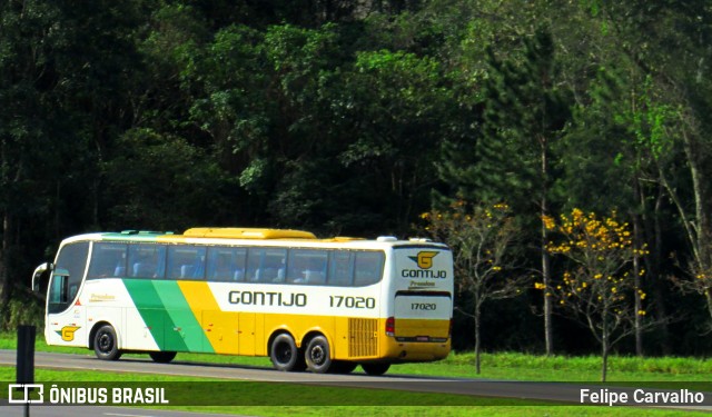 Empresa Gontijo de Transportes 17020 na cidade de Atibaia, São Paulo, Brasil, por Felipe Carvalho. Número da foto: #7029045.