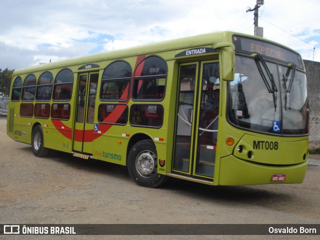 Auto Viação Mercês MT008 na cidade de Curitiba, Paraná, Brasil, por Osvaldo Born. Número da foto: #7029354.