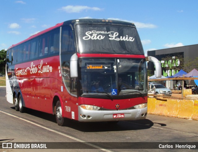 Expresso São Luiz 7030 na cidade de Goiânia, Goiás, Brasil, por Carlos  Henrique. Número da foto: #7029412.