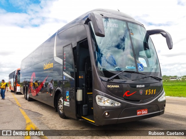 Coletivo Transportes 1511 na cidade de Caruaru, Pernambuco, Brasil, por Rubson  Caetano. ID da foto: 7029345.