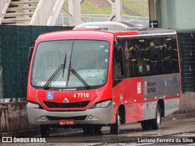 Pêssego Transportes 4 7710 na cidade de São Paulo, São Paulo, Brasil, por Luciano Ferreira da Silva. ID da foto: 7028704.