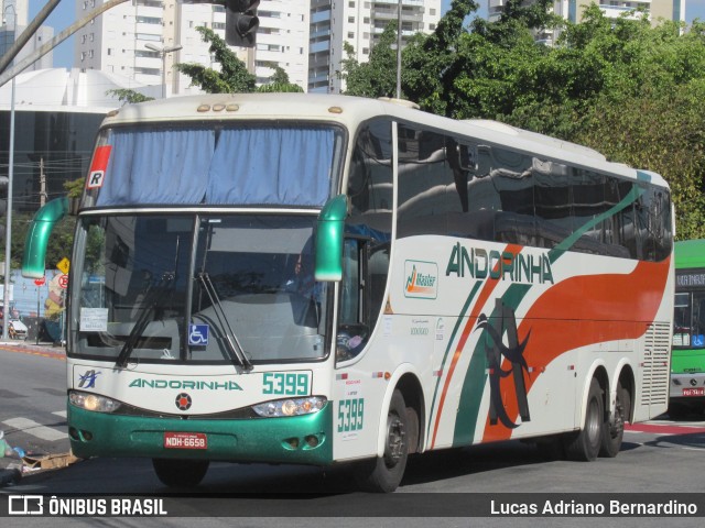 Empresa de Transportes Andorinha 5399 na cidade de São Paulo, São Paulo, Brasil, por Lucas Adriano Bernardino. ID da foto: 7029346.