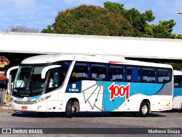 Auto Viação 1001 RJ 108.655 na cidade de Campos dos Goytacazes, Rio de Janeiro, Brasil, por Matheus Souza. ID da foto: 7029365.