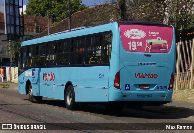 Empresa de Transporte Coletivo Viamão 8309 na cidade de Viamão, Rio Grande do Sul, Brasil, por Max Ramos. Número da foto: #7028276.