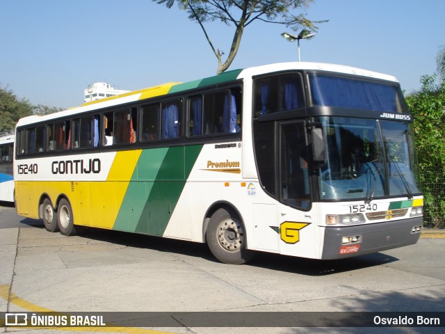 Empresa Gontijo de Transportes 15240 na cidade de São Paulo, São Paulo, Brasil, por Osvaldo Born. ID da foto: 7029312.