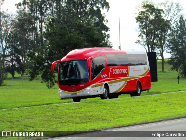 Corcovado Turismo 5091 na cidade de Atibaia, São Paulo, Brasil, por Felipe Carvalho. ID da foto: 7029569.