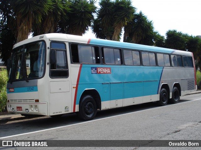 Empresa de Ônibus Nossa Senhora da Penha 27047 na cidade de Curitiba, Paraná, Brasil, por Osvaldo Born. ID da foto: 7029348.