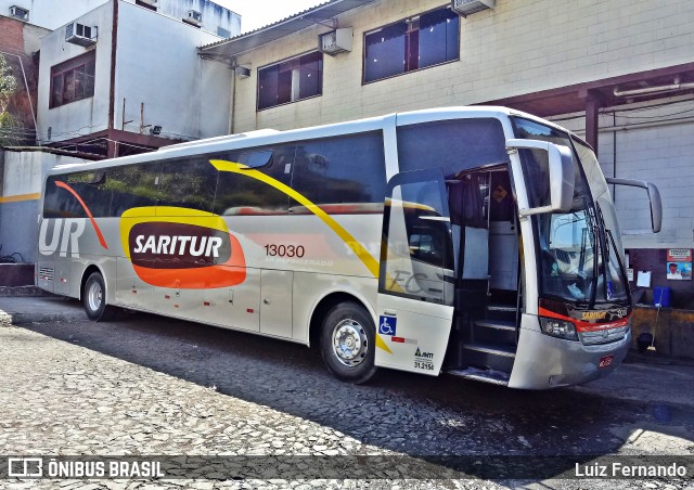 Saritur - Santa Rita Transporte Urbano e Rodoviário 13030 na cidade de Belo Horizonte, Minas Gerais, Brasil, por Fernando Cassimiro. Número da foto: #7029285.