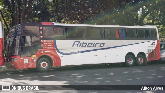 Ribeiro Turismo 3000 na cidade de Belo Horizonte, Minas Gerais, Brasil, por Ailton Alves. ID da foto: 7027115.