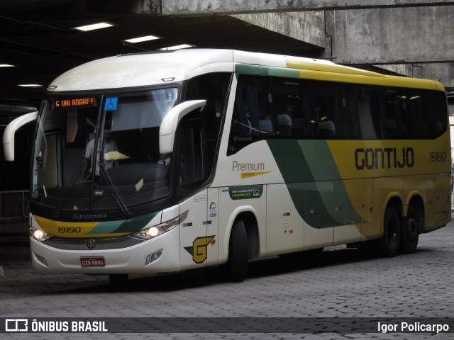 Empresa Gontijo de Transportes 19190 na cidade de Belo Horizonte, Minas Gerais, Brasil, por Igor Policarpo. ID da foto: 7028815.