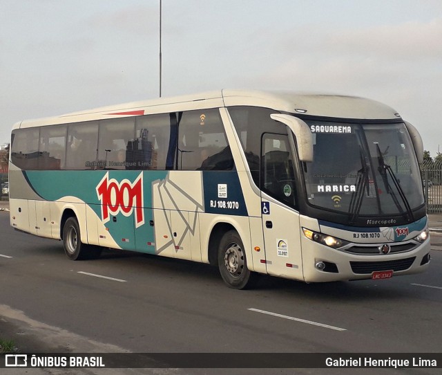 Auto Viação 1001 RJ 108.1070 na cidade de Niterói, Rio de Janeiro, Brasil, por Gabriel Henrique Lima. Número da foto: #7029385.