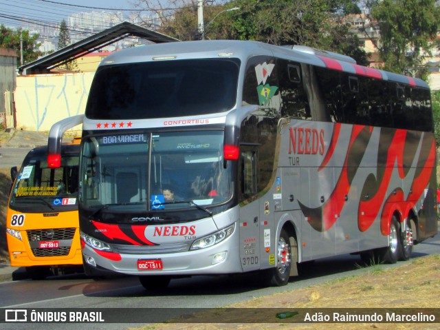 Needs Tur 3700 na cidade de Belo Horizonte, Minas Gerais, Brasil, por Adão Raimundo Marcelino. ID da foto: 7029254.