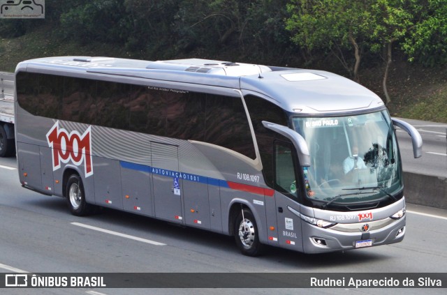 Auto Viação 1001 RJ 108.1097 na cidade de Arujá, São Paulo, Brasil, por Rudnei Aparecido da Silva. Número da foto: #7105475.