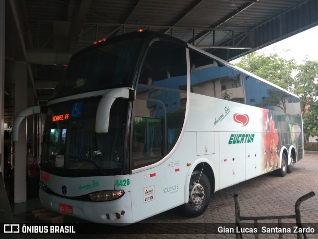 Eucatur - Empresa União Cascavel de Transportes e Turismo 4426 na cidade de Ji-Paraná, Rondônia, Brasil, por Gian Lucas  Santana Zardo. ID da foto: 7104753.